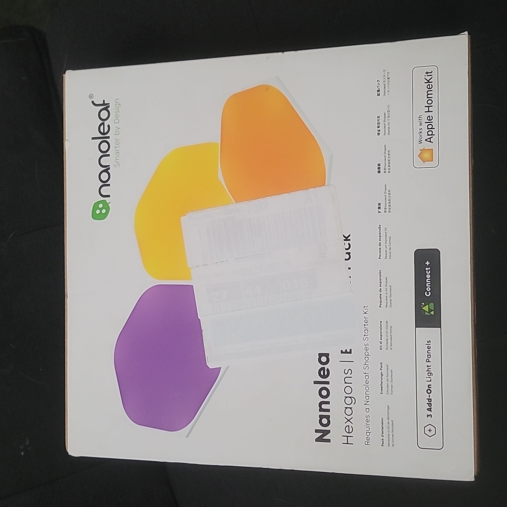 Nanoleaf Hexagon light panels - 3 panel  expansion pack - new in the box!